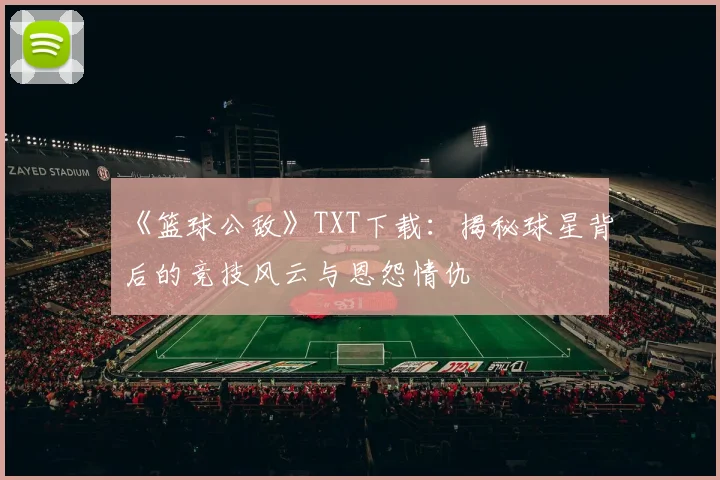 《篮球公敌》TXT下载：揭秘球星背后的竞技风云与恩怨情仇